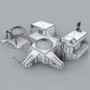 科幻装备空间站-建筑-科幻-VR/AR模型-3D城