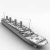 大型客运|邮轮-船舶-轮船-VR/AR模型-3D城