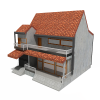 小二楼-建筑-住宅-VR/AR模型-3D城
