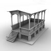 木结构凉亭-建筑-其它-VR/AR模型-3D城