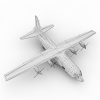 运输机-飞机-军事飞机-VR/AR模型-3D城