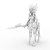 鹿美眉-角色人体-角色-VR/AR模型-3D城