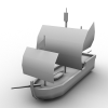 海盗船-船舶-其它-VR/AR模型-3D城