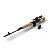 Sniper SVD狙击枪-VR/AR模型-3D城