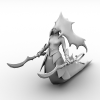 DOTA2娜迦海妖-角色人体-角色-VR/AR模型-3D城