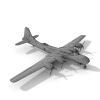 B29重型轰炸机-飞机-客机-VR/AR模型-3D城