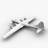 B29重型轰炸机-飞机-客机-VR/AR模型-3D城
