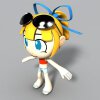 少女-角色人体-角色-VR/AR模型-3D城