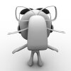 少女-角色人体-角色-VR/AR模型-3D城