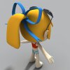 少女-角色人体-角色-VR/AR模型-3D城