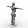 武装人物-角色人体-角色-VR/AR模型-3D城