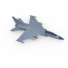 飞豹JH 7-飞机-军事飞机-VR/AR模型-3D城