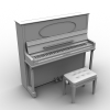 钢琴-文体生活-VR/AR模型-3D城