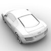 奥迪R8跑车-汽车-家用汽车-VR/AR模型-3D城