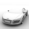 奥迪R8跑车-汽车-家用汽车-VR/AR模型-3D城
