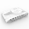 Tank-汽车-军事汽车-VR/AR模型-3D城