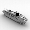豪华型游轮-船舶-轮船-VR/AR模型-3D城