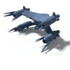 Sci-Fi Ship-飞机-VR/AR模型-3D城