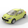 标致207 Peugeot 207 轿车-汽车-家用汽车-VR/AR模型-3D城
