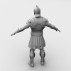 古罗马战士-角色人体-角色-VR/AR模型-3D城