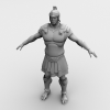 古罗马战士-角色人体-角色-VR/AR模型-3D城