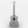 古典吉他-文体生活-VR/AR模型-3D城