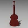 古典吉他-文体生活-VR/AR模型-3D城