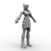 诛仙女角色-角色人体-角色-VR/AR模型-3D城