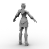 诛仙女角色-角色人体-角色-VR/AR模型-3D城