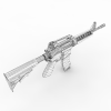 M4A1步枪-VR/AR模型-3D城
