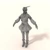 女性-角色人体-角色-VR/AR模型-3D城
