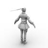女性-角色人体-角色-VR/AR模型-3D城