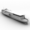 蒸汽轮船-船舶-轮船-VR/AR模型-3D城