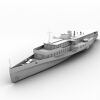 蒸汽轮船-船舶-轮船-VR/AR模型-3D城