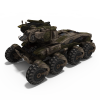 装甲车-汽车-军事汽车-VR/AR模型-3D城