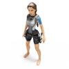 Lara wetsuit角色-角色人体-角色-VR/AR模型-3D城