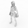 Lara wetsuit角色-角色人体-角色-VR/AR模型-3D城