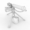 vickers303机枪模型-VR/AR模型-3D城