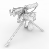 vickers303机枪模型-VR/AR模型-3D城