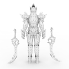神泣男主带武器-角色人体-角色-VR/AR模型-3D城