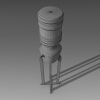 饮水机-文体生活-办公用品-VR/AR模型-3D城