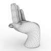 手-文体生活-艺术品-VR/AR模型-3D城