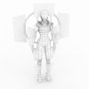 女人-角色人体-角色-VR/AR模型-3D城