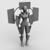 女人-角色人体-角色-VR/AR模型-3D城
