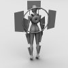 女人-角色人体-角色-VR/AR模型-3D城