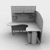 办公桌-家居-桌椅-VR/AR模型-3D城