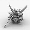 sd高达-角色人体-角色-VR/AR模型-3D城