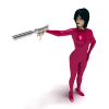 女间谍-角色人体-角色-VR/AR模型-3D城