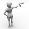 女间谍-角色人体-角色-VR/AR模型-3D城