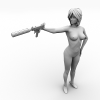 女间谍-角色人体-角色-VR/AR模型-3D城